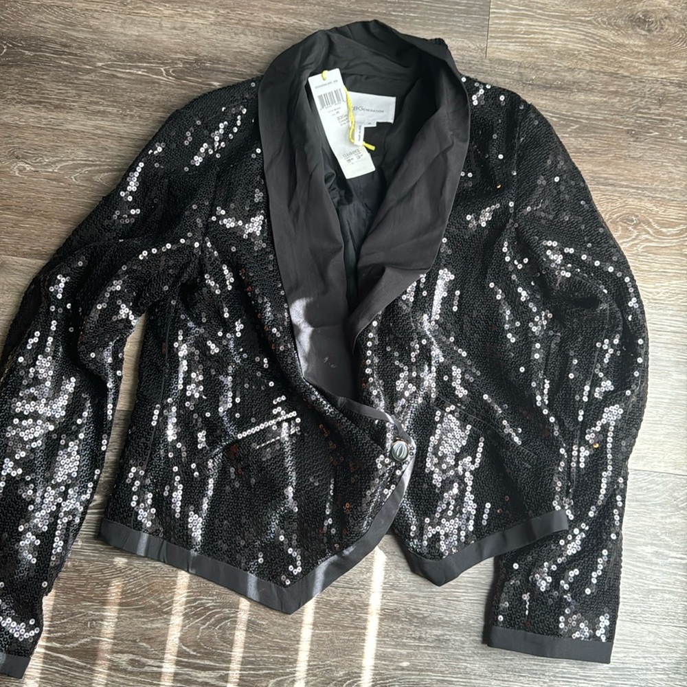 Black sequin jacket
